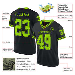 Maillot de football américain durable personnalisable pour les jeunes, uniforme d'entraînement respirant pour les matchs d'école et de club - Product Image 4