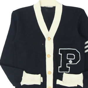 Custom Logo Elegant Black & <b>White</b> Wool Pullover <b>for</b> <b>Women</b> V-Neck Button Patch Pocket Vintage Winter & Spring <b>Cardigan</b> Sweater - Product Image 4