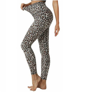 Mallas de yoga sólidas de cintura media para mujer, ropa de gimnasio de alta calidad, transpirable y de secado rápido, bajo MOQ, servicio OEM - Product Image 5