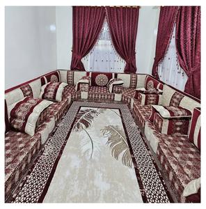 Sofá estilo Majlis árabe, diseño clásico, elegante conjunto para sala de estar, asientos de esquina de lujo, diseño que ahorra espacio - Product Image 1