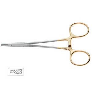 Pinzas dentales de ortodoncia de alta calidad, soporte de aguja de sutura quirúrgica Manual de acero inoxidable - Product Image 5