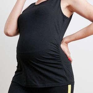 Mejor precio de mercado conjunto de ejercicio de maternidad nuevo estilo Casual vestidos largos con cremallera para mujeres embarazadas verano lactancia Modal - Product Image 1