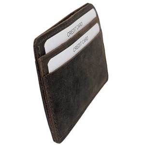 Portefeuille élégant et mince en cuir véritable pour cartes de crédit, adapté au transport quotidien, emballage personnalisé disponible - Product Image 5