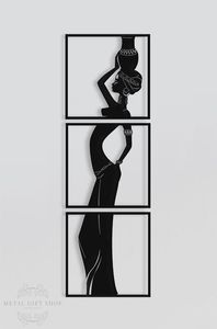 ศิลปะบนผนังด้วยการเคลือบผงสีน้ำตาลมันวาวการตกแต่งและการออกแบบดอกไม้รูปทรงใบไม้สำหรับตกแต่งบ้านและห้องนั่งเล่น - Product Image 3