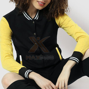 แจ็คเก็ตเลตเตอร์แมนผู้หญิงไซส์ใหญ่ขายส่ง แจ็คเก็ตเลตเตอร์แมนกันลม สินค้าขายดี แจ็คเก็ตเลตเตอร์แมน - Product Image 6