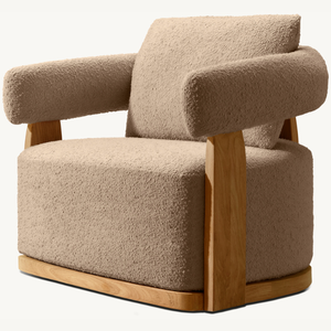 Muebles de sofá para exteriores más vendidos, hechos de madera de teca de buena calidad, para que una persona se siente en la terraza o el balcón de la casa. - Product Image 5