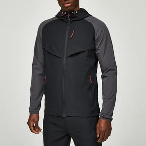 Conjunto cortavientos de hombre personalizado deportivo OEM conjunto de pista cortavientos de desgaste activo para hombre con la más alta calidad para gran oferta - Product Image 2