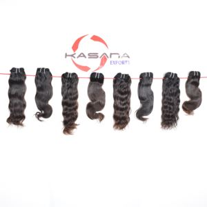 Extensiones de Cabello Humano Virgen Remy Indio Liso de Onda Profunda 100% Natural Negro con Cutícula Alineada para Mujer, 100g, Venta al por Mayor - Product Image 3