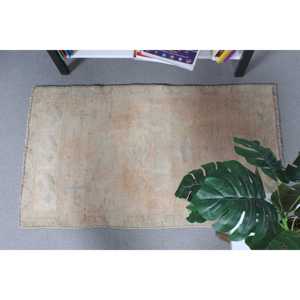 พรมตุรกีขนาดเล็ก 1.8x3.1 ฟุต (54x93 ซม.) สีน้ำตาลลายจุด พรมวินเทจ - Product Image 4