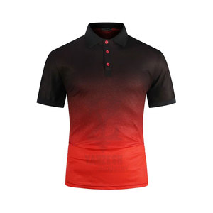 Golf à manches courtes pour hommes de haute qualité pour polos tissu tricoté à motif solide 220 grammes de poids Service OEM - Product Image 4