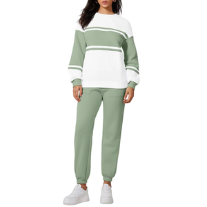 Conjuntos Deportivos de Dos Piezas para Mujer, Estilo Moderno, Color Sólido, Colores y Tallas Personalizadas, Algodón de Alta Calidad, Disponible al por Mayor - Product Image 6