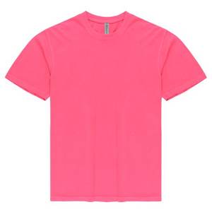 Camisetas de algodón de 300g para hombre, camiseta transpirable holgada de cuello redondo de verano de manga corta para hombre y mujer, Camiseta básica - Product Image 1