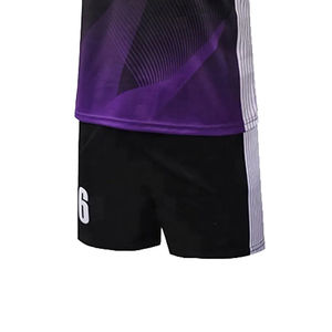 Conjunto de Uniforme de Voleibol Personalizado para Hombre, Camiseta y Pantalones Cortos de Secado Rápido, Transpirables y Ligeros, con Sublimación y Número Impreso - Product Image 6