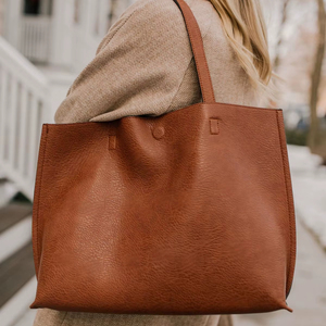 Sac fourre-tout en cuir Nyxora Street Style - Product Image 1