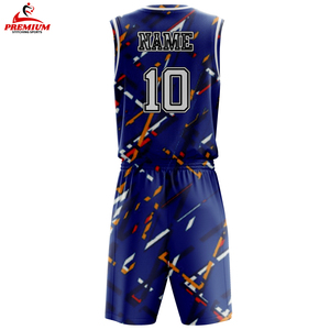 2025 Uniformes de basket-ball à séchage rapide entièrement par sublimation sur mesure Meilleur vendeur Ensembles de maillots et de shorts de basket-ball Service OEM - Product Image 6