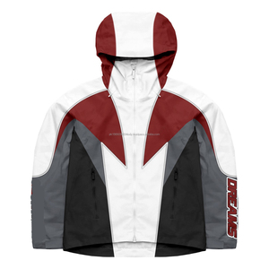 Ensemble survêtement homme personnalisé en polyester imperméable et réfléchissant avec veste zippée coupe-vent et pantalon de sport – Vente en gros - Product Image 6