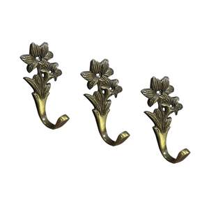 Porte-serviettes mural en laiton, porte-serviettes en bronze, porte-serviettes mural bohème, porte-serviettes mural - Product Image 3