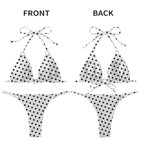 Conjunto de Bikini Personalizado de Dos Piezas, Traje de Baño con Tiras, Bikini con Push-Up y Aros para Mujer, en Venta, Fabricación 2025 - Product Image 2