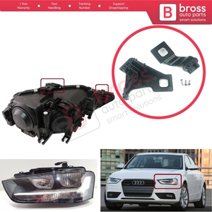 Support de fixation de phare BHL538, kit de réparation avec languettes, côté gauche pour A4 RS4 8K2 B8.5 A5 S5 RS5 B8.5 8T0998121B - Product Image 5