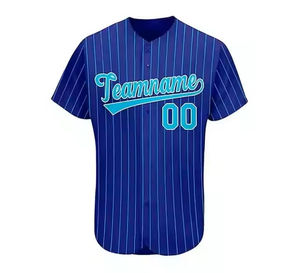 Maillots de baseball personnalisés en gros, chemises respirantes, vêtements d'équipe imprimés en polyester/coton, meilleure qualité - Product Image 5