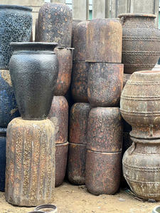 Fourniture d'usine grande jardinière de jardin en céramique émaillée extérieure poterie de plantes d'extérieur de haute qualité pour l'affichage de fleurs et de plantes - Product Image 5