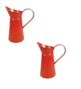 Arrosoir en métal de conception simple avec buse longue et poignée ronde Matériau en fer et acier pour jardin extérieur - Product Image 3