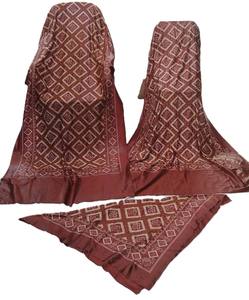 Conjunto de 3 Piezas de Seda y Poliéster Somali Baati Shaash Dirac, Mangas Largas, Bordado, Ecológico, Lujoso, Sin Costuras, para Todas las Temporadas - Product Image 3