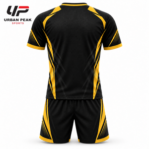 Uniforme de Equipo de Fútbol que Combina Tela Moderna de Alto Rendimiento, Comodidad, Movilidad y Construcción Duradera para Entrenamiento y Partidos - Product Image 3