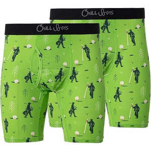 Calzoncillos Bóxer de Algodón de Punto Cómodos para Hombre, Talla XL, Paquete de 2, Estampados, Transpirables, Anti-Rozaduras, Estilo Triangular Sostenible - Product Image 3