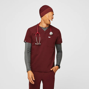 Custom Logo Nurse Cap Cotton Adjustable Elastic Scrub Nurse Cap - Product Image 3