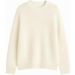 OEM Cardigans surdimensionnés en laine/cachemire pour femmes tricots jacquard hiver épaules tombantes tricot côtelé respirant Streetwear avant - Product Image 6