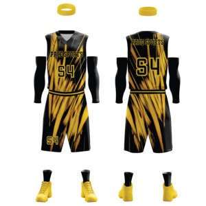 Ensemble de maillot et short de basket-ball personnalisé, entièrement sublimé, respirant, à séchage rapide, pour les grandes tailles, BSCI, nouvelle saison estivale, vêtements de sport - Product Image 2