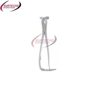 Instrumento de castración veterinaria de Alemania de confianza, emasculador de acero inoxidable de doble aplastamiento para toros, base de instrumentos quirúrgicos - Product Image 1