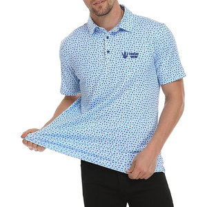 เสื้อโปโลชายสั่งทำพิเศษ ระบายอากาศด้านหน้า ผ้าฝ้าย 100% ชุดกีฬา ลายเรียบ ถักทอ แห้งเร็ว ชุดลำลองสำหรับทีม - Product Image 2