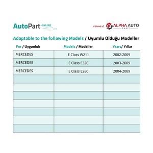 Tuyau de réservoir d'eau de radiateur pour Mercedes Classe E W211, E320, E280 - Product Image 4