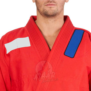 ชุด bjj gi สีทึบพร้อมโลโก้ตามสั่งศิลปะการต่อสู้ชุด bjj gi ชุดแห้งเร็ว - Product Image 6