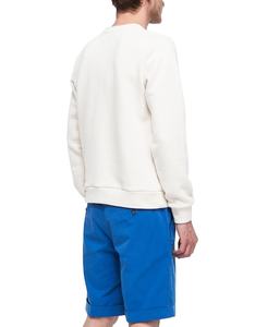 100% Cotton Crew Neck Sweatshirt Plain White <b>Jumper</b> with Embroidered Design Winter Fleece with XS Size for Sale hoodies - Product Image 3