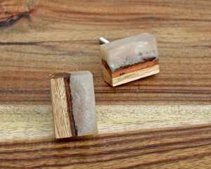 Boutons en résine en bois de conception moderne fabriqués à la main avec un motif floral complexe améliorant l'élégance pour les armoires et les meubles - Product Image 2