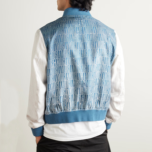 OEM Men Winter Sublimated <b>Baseball</b> <b>Bomber</b> <b>Jacket</b> with Stand Collar Custom Sublimation Premium Quality - Product Image 5