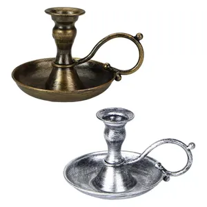 เชิงเทียนทองเหลืองชุบทองโบราณสำหรับตกแต่งบ้านสำหรับงานแต่งงานดีไซน์ใหม่เชิงเทียนที่วางเทียนแฟนซี - Product Image 1