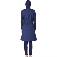 Nouveau design 2026 – Maillot de bain musulman à fermeture éclair, burkinis 2 pièces, ensemble complet avec hijab, pour femmes islamiques, service OEM, imprimé, coupe haute devant, pour adultes