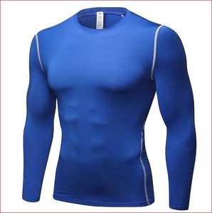 Ropa deportiva larga de compresión para hombre Rashguard negro liso gimnasio Fitness entrenamiento camisa manga corta hecha Spandex/poliéster MMA uso - Product Image 4
