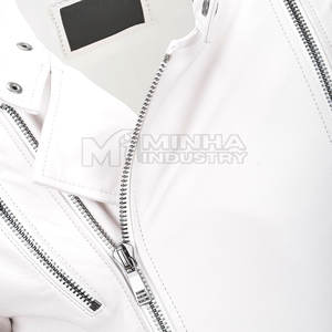 Blouson en cuir pour homme, collection hiver 2025, directement de l'usine, style urbain, logo avant personnalisable, écologique et respirant - Product Image 5