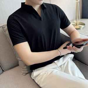 เสื้อเชิ้ตผู้ชายไซส์ใหญ่ ผ้าโพลีเอสเตอร์/คอตตอนเจอร์ซีย์ แบบเรียบ สไตล์โกธิค เป็นมิตรกับสิ่งแวดล้อม สวมใส่สบาย แห้งเร็ว ดีไซน์สั่งทำได้ - Product Image 5