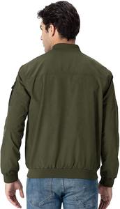 Poliéster Streetwear Estilo Hombres Chaqueta de bombardero Satén Bomber Chaquetas de los hombres para la venta en el mejor precio Chaqueta de Bombardero - Product Image 6