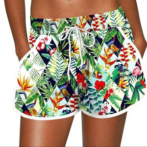 Women's Polyester Quick-Dry Sport Gym <b>Shorts</b> High & <b>Low</b> <b>Waist</b> Plus Size Yoga Pattern With Logo Athletic Running <b>Shorts</b> Pocket - Product Image 4