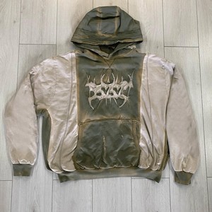 Unisex personalizado pulóver sudaderas con capucha 3D logotipo bordado sol desteñido algodón Streetwear peso pesado grueso sudaderas con capucha para hombres invierno Digital - Product Image 3