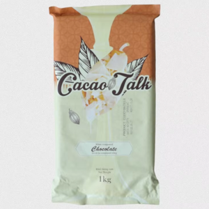 Bloque de chocolate blanco de alta calidad, cacao, 1KG, aperitivo compuesto HALAL OEM para panadería y dulces, precio al por mayor - Product Image 1