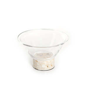 Latest Arrival Inner Acrylic Mother of Pearl <b>Serving</b> <b>Bowl</b> High Quality MOP Platter <b>Bowl</b> for Table Top Hotel Fruits Dates <b>Serving</b> - Product Image 4