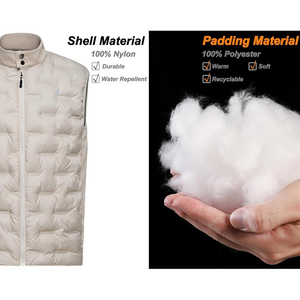 Haute qualité imperméable confortable tissu couleur unie bouffant gilet vêtements de rue Offre Spéciale services OEM pour l'hiver en maximisant l'usure - Product Image 4